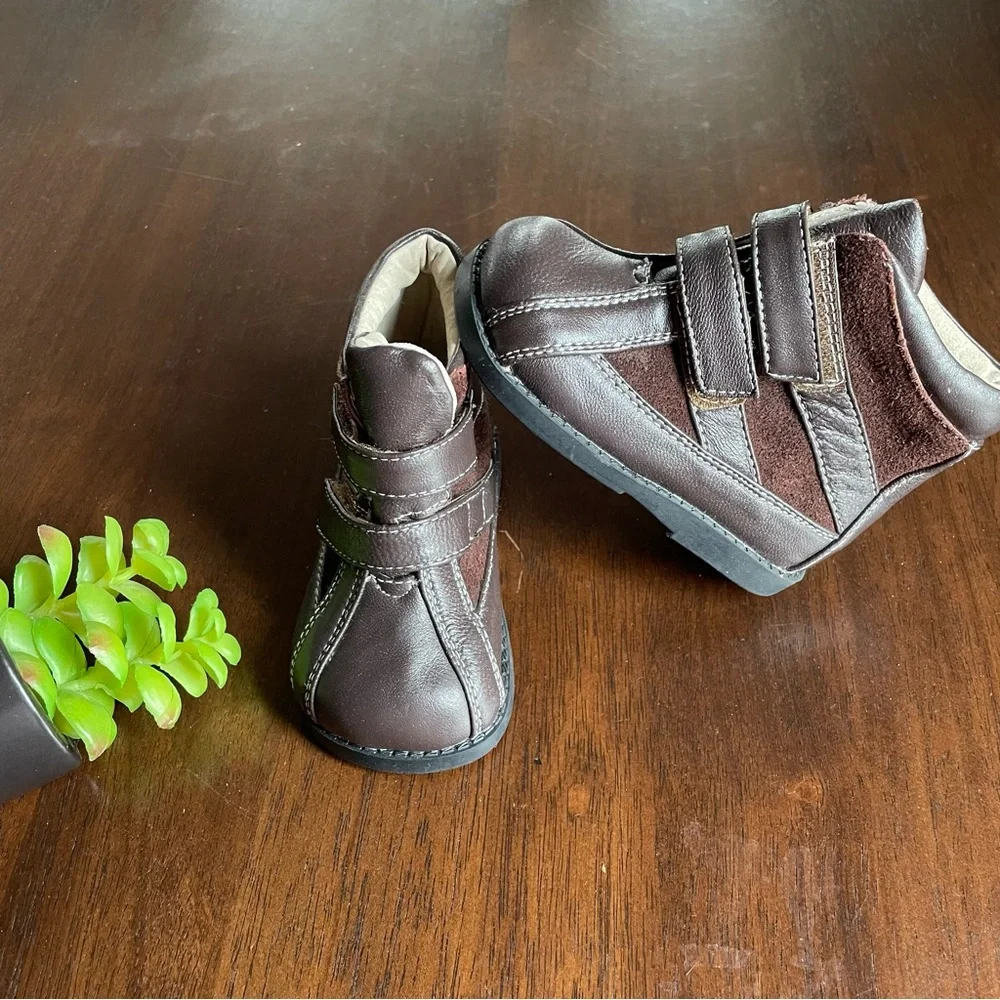 See Kai Run Rocky Brown Boots Toddler Boy Size 5